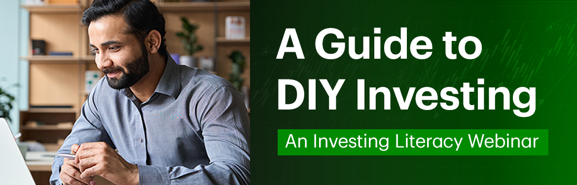 Man looking at laptop, event graphic details in following caption