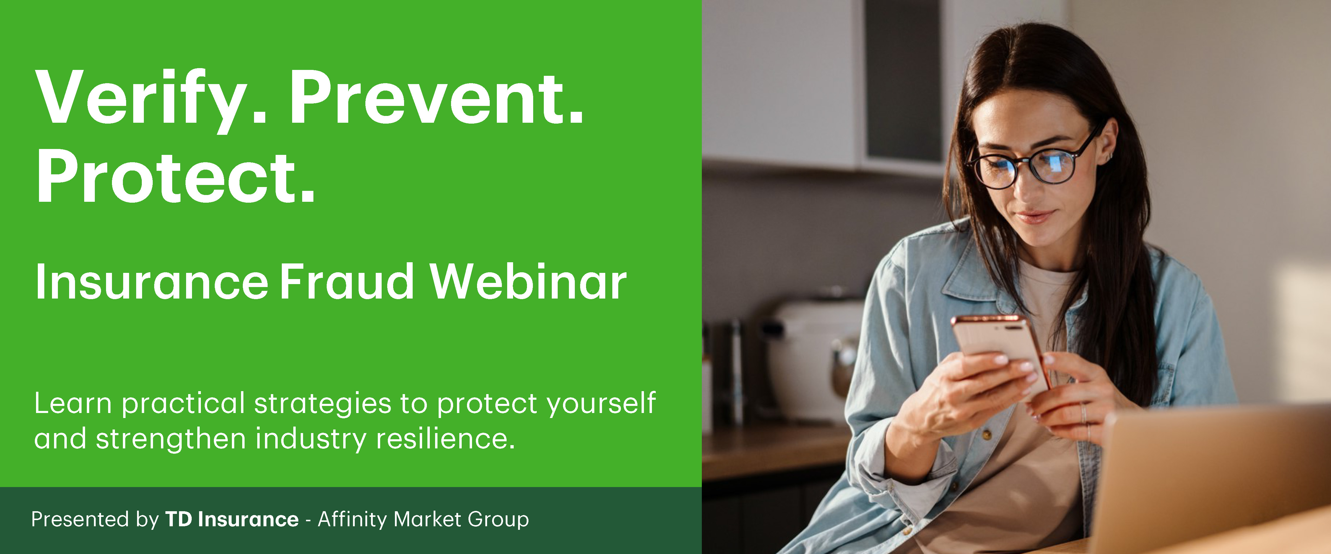 Women sitting at laptop, looking at her phone. Event details follow in caption