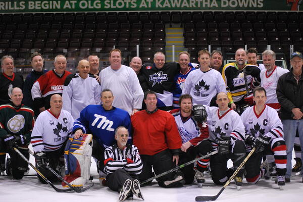 Team Trend hockey players on the rink