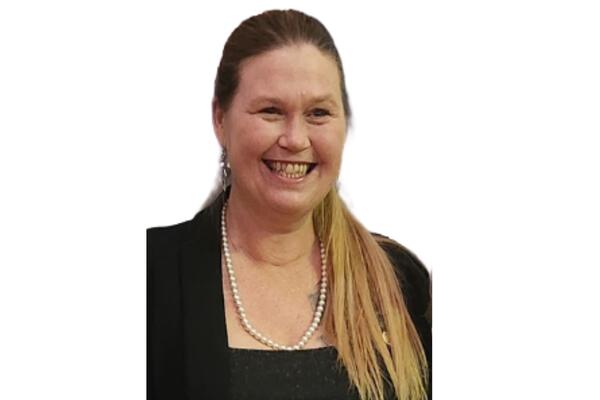 Dawn McIlmoyle smiling at camera