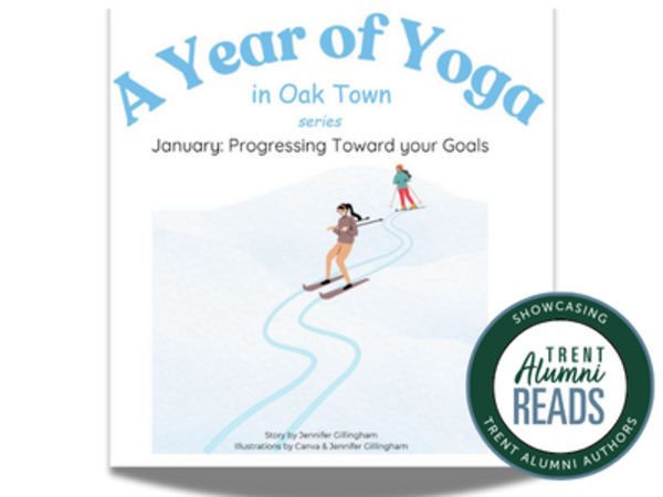 Book cover: A Year of Yoga in Oak Town