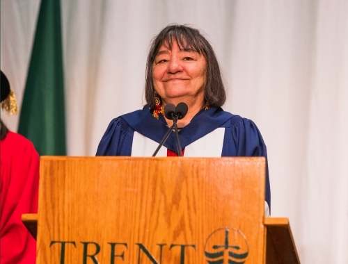  Alice Olsen Williams giving her HDR speech