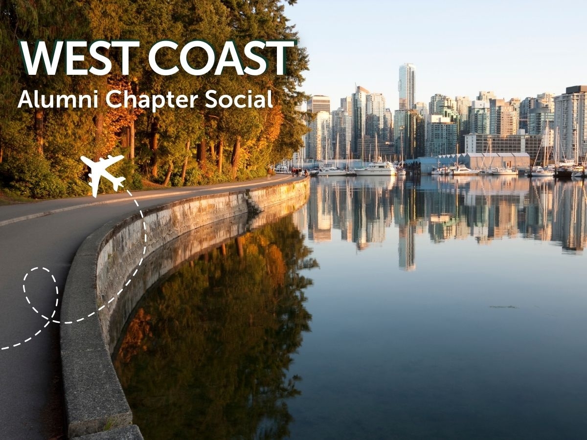 Stanley Park overlooking the Vancouver skyline.