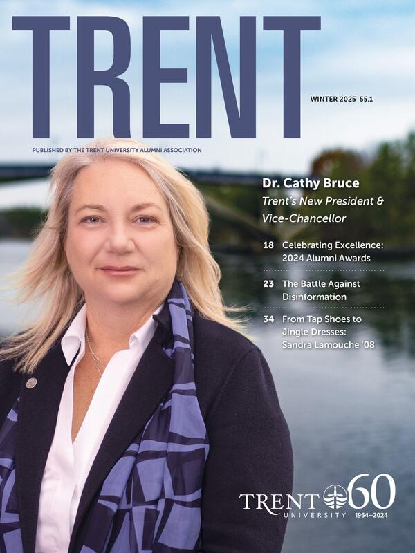 President Cathy Bruce with Faryon Bridge in background