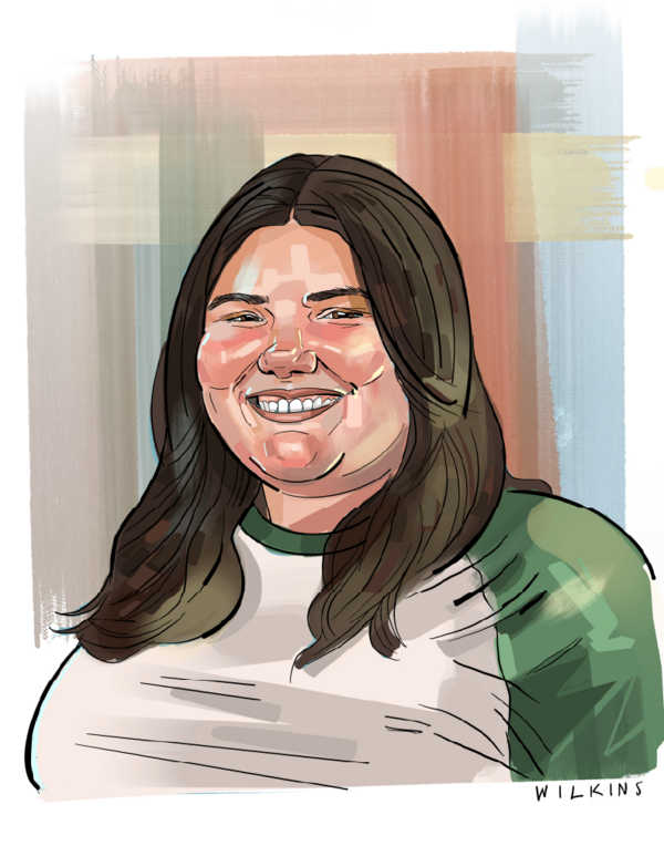 Illustration of Alumni Award Recipient