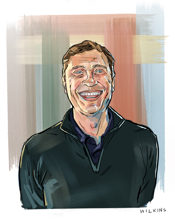 Illustration of Alumni Award Recipient