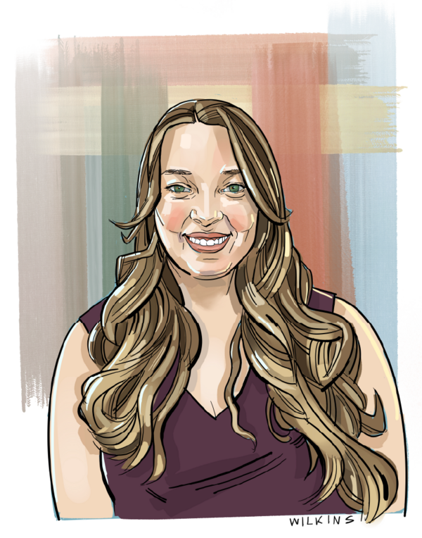 Illustration of Alumni Award Recipient