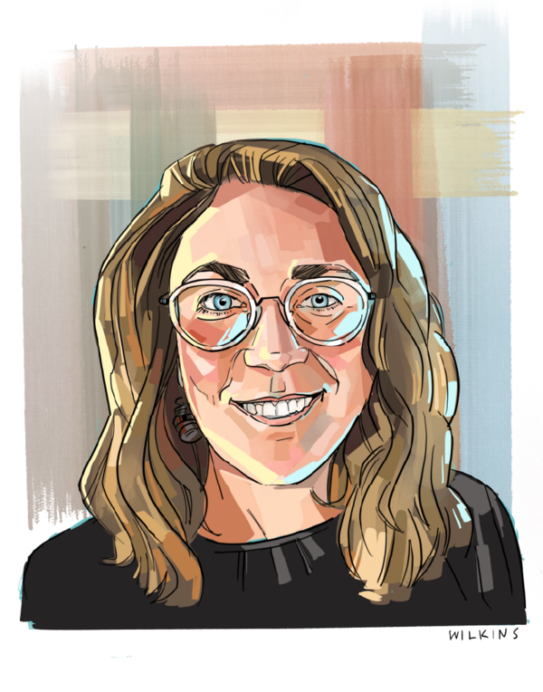 Illustration of Alumni Award Recipient